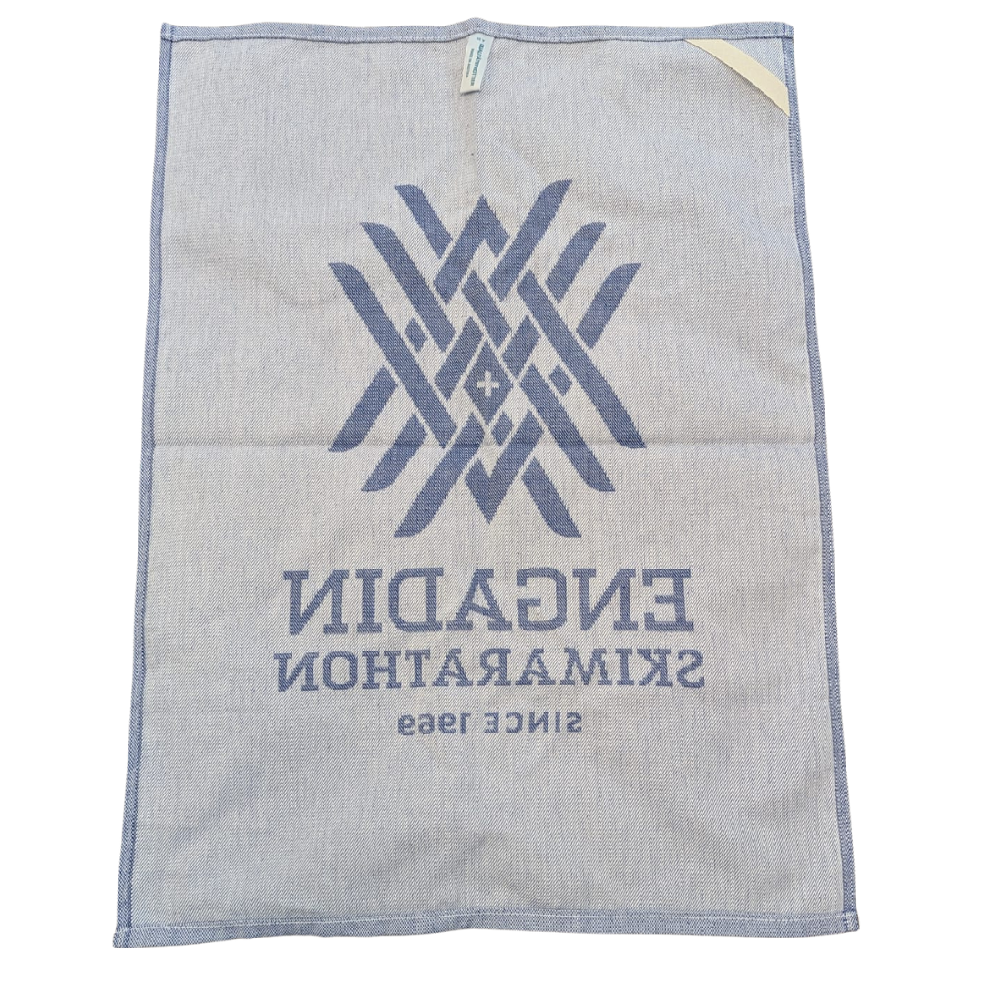 Geschirrtuch navy/weiss