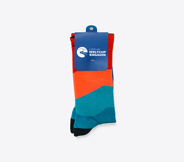 Sportsocken "COOP FIS Langlauf Weltcup Engadin" (limitierte Anzahl)