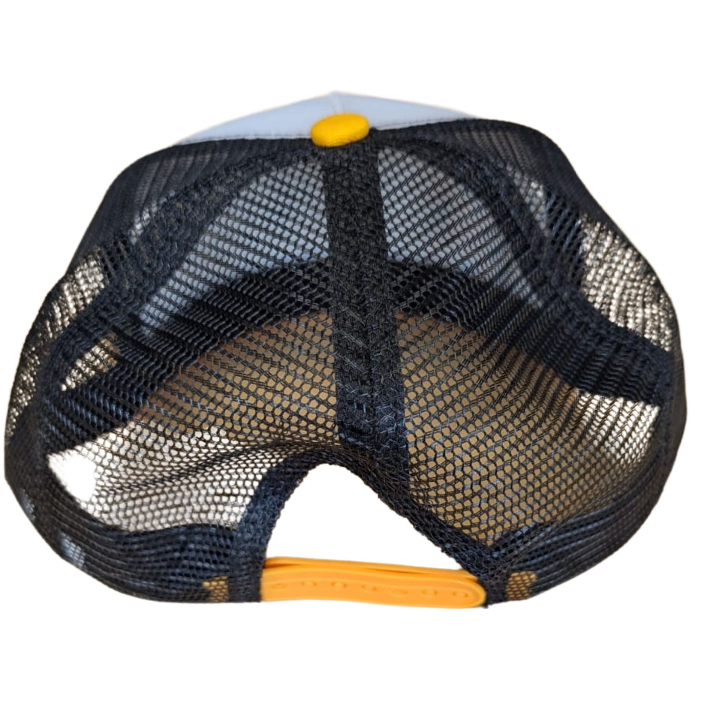 Airmesh Baseball-Cap weiss/gelb/schwarz