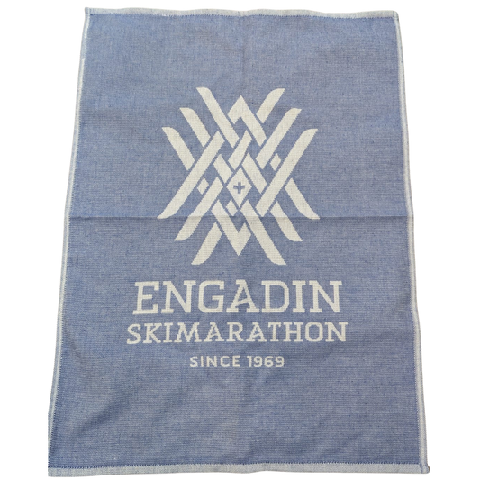 Geschirrtuch navy/weiss